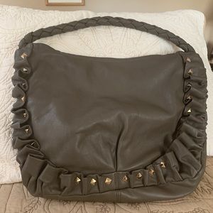 Grey large handbag